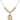 Saint Theresa Crystal Necklace | 3/4 inch | 6mm Beads   14kt Gold Filled