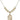 Saint Veronica Crystal Necklace | 3/4 inch | 6mm Beads   14kt Gold Filled