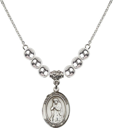 Saint Juan Diego Crystal Necklace | 3/4 inch | 6mm Beads