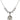 Saint John of God Crystal Necklace | 3/4 inch | 6mm Beads   Sterling Silver