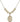 Saint Zachary Crystal Necklace | 3/4 inch | 6mm Beads   14kt Gold Filled