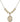 Saint Julie Billiart Crystal Necklace | 3/4 inch | 6mm Beads _x0014_  14kt Gold Filled