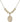 Saint Leo the Great Crystal Necklace | 3/4 inch | 6mm Beads _x0014_  14kt Gold Filled