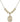 Saint Walburga Crystal Necklace | 3/4 inch | 6mm Beads _x0014_  14kt Gold Filled