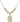Saint Ursula Crystal Necklace | 3/4 inch | 6mm Beads _x0014_  14kt Gold Filled