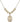Saint Agnes of Rome Crystal Necklace | 3/4 inch | 6mm Beads _x0014_  14kt Gold Filled