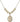 Saint Marcellin Champagnat Crystal Necklace | 3/4 inch | 6mm Beads _x0014_  14kt Gold Filled