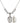Saints Cosmas & Damian / Doctors Crystal Necklace | 3/4 inch _x0014_  Sterling Silver