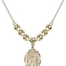 Maria Stein Crystal Necklace | 3/4 inch | 6mm Beads _x0014_  14kt Gold Filled