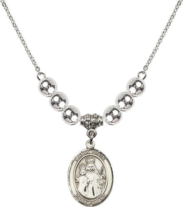 Maria Stein Crystal Necklace | 3/4 inch | 6mm Beads | N32-8133