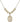 Saint Vincent de Paul Crystal Necklace | 3/4 inch | 6mm Beads _x0014_  14kt Gold Filled