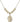 Saint Jerome Crystal Necklace | 3/4 inch | 6mm Beads _x0014_  14kt Gold Filled