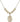 Saint Ambrose Crystal Necklace | 3/4 inch | 6mm Beads _x0014_  14kt Gold Filled