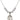 Saint Christopher Crystal Necklace | 3/4 inch | 6mm Beads _x0014_  Sterling Silver