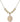 Saint Christopher Crystal Necklace | 3/4 inch | 6mm Beads _x0014_  14kt Gold Filled