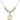 Saint Christopher Crystal Necklace | 3/4 inch | 6mm Beads _x0014_  14kt Gold Filled