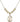 Saint Christopher Crystal Necklace | 3/4 inch | 6mm Beads _x0014_  14kt Gold Filled