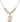 Saint Christopher Crystal Necklace | 3/4 inch | 6mm Beads _x0014_  14kt Gold Filled