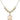 Saint Christopher Crystal Necklace | 3/4 inch | 6mm Beads _x0014_  14kt Gold Filled