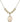 Saint Christopher Crystal Necklace | 3/4 inch | 6mm Beads _x0014_  14kt Gold Filled