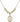 Saint Christopher Crystal Necklace | 3/4 inch | 6mm Beads _x0014_  14kt Gold Filled