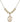 Saint Christopher Crystal Necklace | 3/4 inch | 6mm Beads _x0014_  14kt Gold Filled