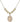 Saint Christopher Crystal Necklace | 3/4 inch | 6mm Beads _x0014_  14kt Gold Filled