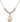 Saint Christopher Crystal Necklace | 3/4 inch | 6mm Beads _x0014_  14kt Gold Filled