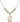 Saint Christopher Crystal Necklace | 3/4 inch | 6mm Beads _x0014_  14kt Gold Filled
