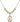 Saint Christopher Crystal Necklace | 3/4 inch | 6mm Beads _x0014_  14kt Gold Filled