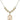 Saint Christopher Crystal Necklace | 3/4 inch | 6mm Beads _x0014_  14kt Gold Filled