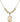 Saint Christopher Crystal Necklace | 3/4 inch | 6mm Beads _x0014_  14kt Gold Filled