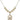 Saint Christopher Crystal Necklace | 3/4 inch | 6mm Beads _x0014_  14kt Gold Filled