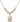 Saint Christopher Crystal Necklace | 3/4 inch | 6mm Beads _x0014_  14kt Gold Filled