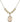 Saint Christopher Crystal Necklace | 3/4 inch | 6mm Beads _x0014_  14kt Gold Filled