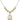Saint Christopher Crystal Necklace | 3/4 inch | 6mm Beads _x0014_  14kt Gold Filled