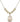 Saint Christopher Crystal Necklace | 3/4 inch | 6mm Beads _x0014_  14kt Gold Filled