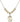 Saint Sebastian Crystal Necklace | 3/4 inch | 6mm Beads _x0014_  14kt Gold Filled