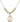 Saint Sebastian Crystal Necklace | 3/4 inch | 6mm Beads _x0014_  14kt Gold Filled