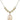 Saint Sebastian Crystal Necklace | 3/4 inch | 6mm Beads _x0014_  14kt Gold Filled