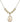 Saint Sebastian Crystal Necklace | 3/4 inch | 6mm Beads _x0014_  14kt Gold Filled
