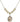 Saint Sebastian Crystal Necklace | 3/4 inch | 6mm Beads _x0014_  14kt Gold Filled