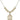 Saint Sebastian Crystal Necklace | 3/4 inch | 6mm Beads _x0014_  14kt Gold Filled