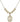 Saint Sebastian Crystal Necklace | 3/4 inch | 6mm Beads _x0014_  14kt Gold Filled