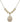 Saint Sebastian Crystal Necklace | 3/4 inch | 6mm Beads _x0014_  14kt Gold Filled