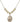 Saint Sebastian Crystal Necklace | 3/4 inch | 6mm Beads _x0014_  14kt Gold Filled