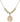 Saint Sebastian Crystal Necklace | 3/4 inch | 6mm Beads _x0014_  14kt Gold Filled