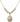 Saint Sebastian Crystal Necklace | 3/4 inch | 6mm Beads _x0014_  14kt Gold Filled