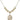 Saint Sebastian Crystal Necklace | 3/4 inch | 6mm Beads _x0014_  14kt Gold Filled