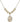 Saint Sebastian Crystal Necklace | 3/4 inch | 6mm Beads _x0014_  14kt Gold Filled